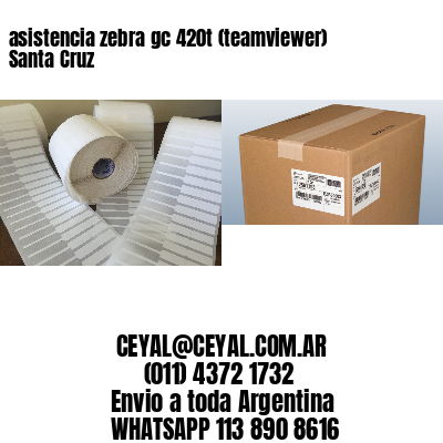 asistencia zebra gc 420t (teamviewer)  Santa Cruz