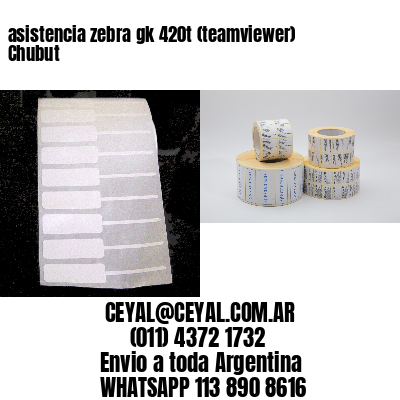 asistencia zebra gk 420t (teamviewer)  Chubut