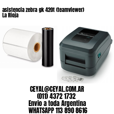 asistencia zebra gk 420t (teamviewer)  La Rioja