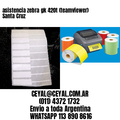 asistencia zebra gk 420t (teamviewer)  Santa Cruz