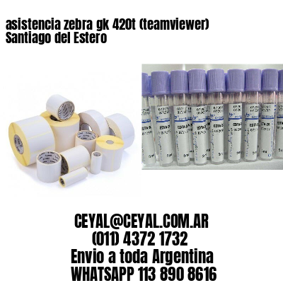 asistencia zebra gk 420t (teamviewer)  Santiago del Estero