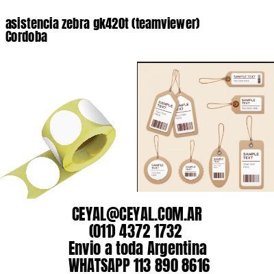 asistencia zebra gk420t (teamviewer)  Cordoba