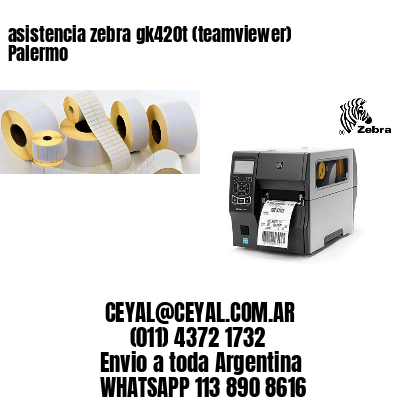 asistencia zebra gk420t (teamviewer)  Palermo