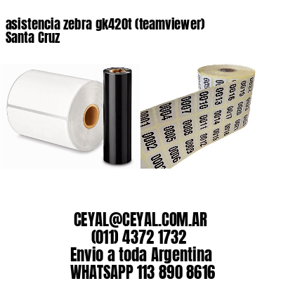 asistencia zebra gk420t (teamviewer)  Santa Cruz