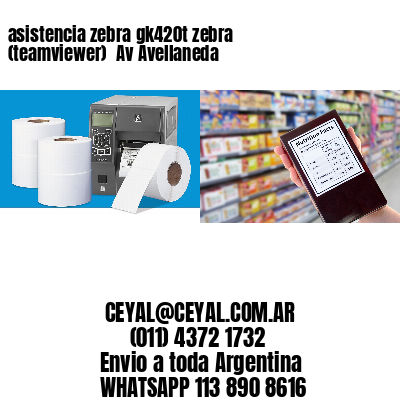 asistencia zebra gk420t zebra (teamviewer)  Av Avellaneda