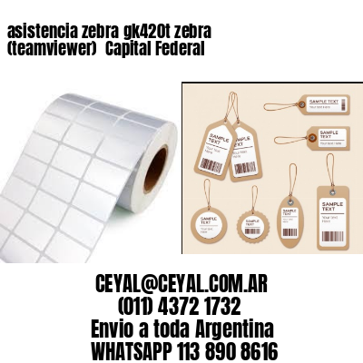 asistencia zebra gk420t zebra (teamviewer)  Capital Federal