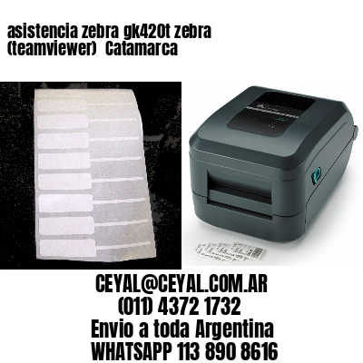 asistencia zebra gk420t zebra (teamviewer)  Catamarca