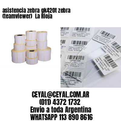 asistencia zebra gk420t zebra (teamviewer)  La Rioja