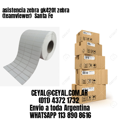 asistencia zebra gk420t zebra (teamviewer)  Santa Fe