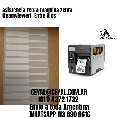 asistencia zebra maquina zebra (teamviewer)  Entre Rios