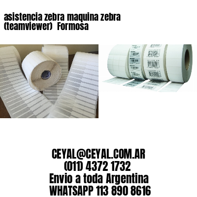 asistencia zebra maquina zebra (teamviewer)  Formosa