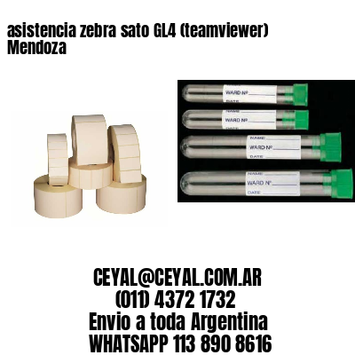 asistencia zebra sato GL4 (teamviewer)  Mendoza