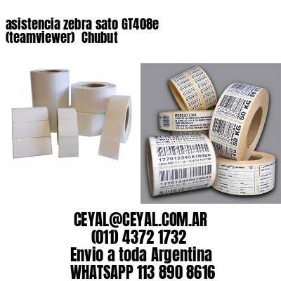 asistencia zebra sato GT408e (teamviewer)  Chubut
