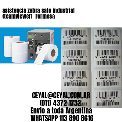 asistencia zebra sato industrial (teamviewer)  Formosa
