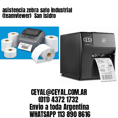 asistencia zebra sato industrial (teamviewer)  San Isidro