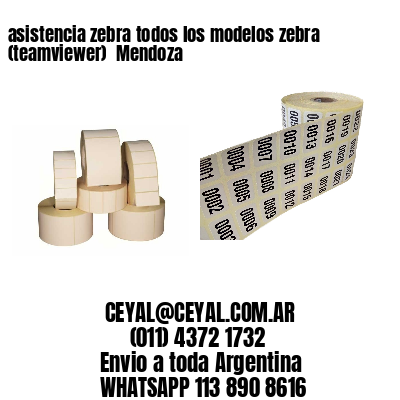 asistencia zebra todos los modelos zebra (teamviewer)  Mendoza