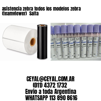 asistencia zebra todos los modelos zebra (teamviewer)  Salta