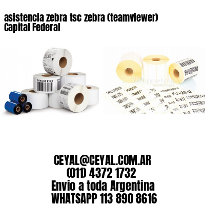 asistencia zebra tsc zebra (teamviewer)  Capital Federal