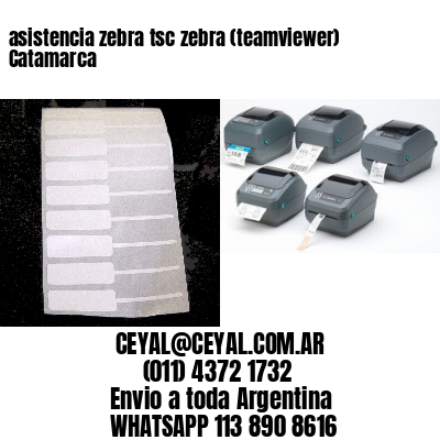 asistencia zebra tsc zebra (teamviewer)  Catamarca