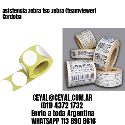asistencia zebra tsc zebra (teamviewer)  Cordoba