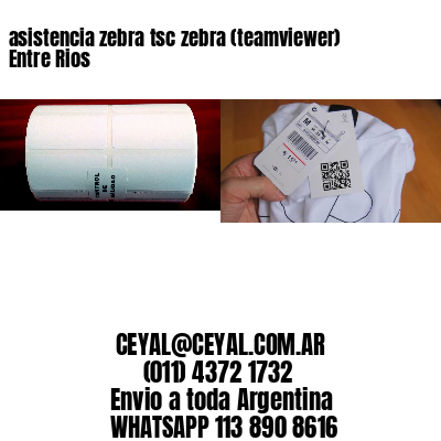 asistencia zebra tsc zebra (teamviewer)  Entre Rios