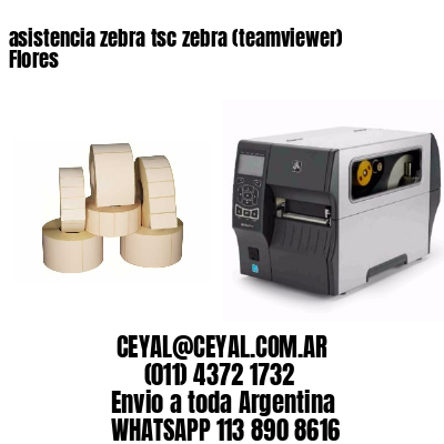 asistencia zebra tsc zebra (teamviewer)  Flores