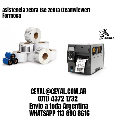 asistencia zebra tsc zebra (teamviewer)  Formosa