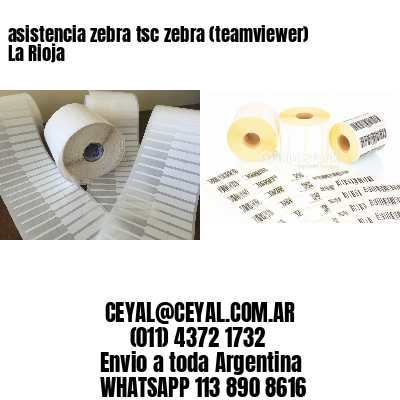 asistencia zebra tsc zebra (teamviewer)  La Rioja