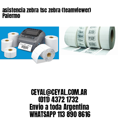 asistencia zebra tsc zebra (teamviewer)  Palermo