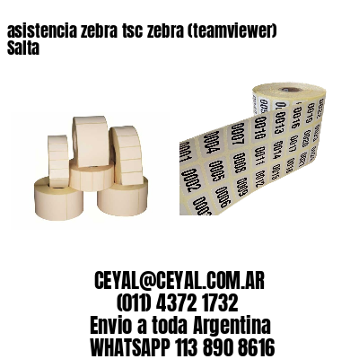 asistencia zebra tsc zebra (teamviewer)  Salta