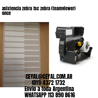 asistencia zebra tsc zebra (teamviewer)  once