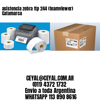 asistencia zebra ttp 244 (teamviewer)  Catamarca