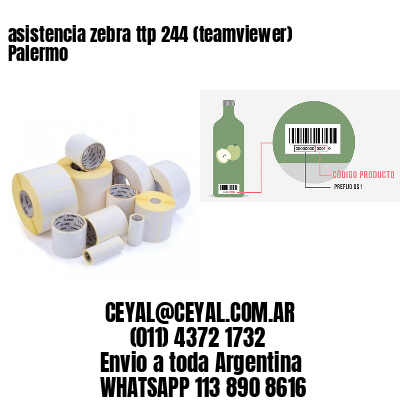 asistencia zebra ttp 244 (teamviewer)  Palermo
