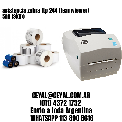 asistencia zebra ttp 244 (teamviewer)  San Isidro