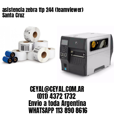 asistencia zebra ttp 244 (teamviewer)  Santa Cruz