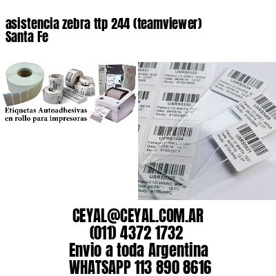 asistencia zebra ttp 244 (teamviewer)  Santa Fe