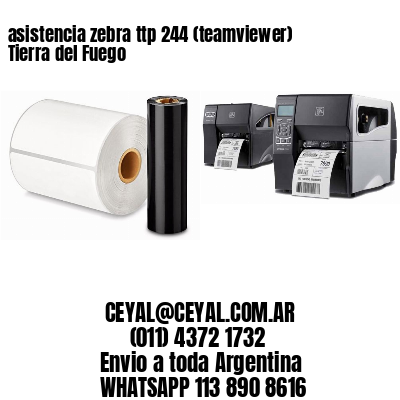asistencia zebra ttp 244 (teamviewer)  Tierra del Fuego