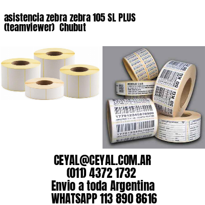 asistencia zebra zebra 105 SL PLUS (teamviewer)  Chubut