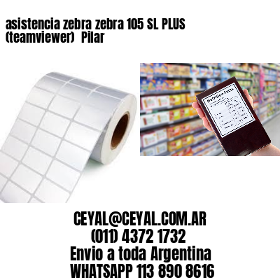 asistencia zebra zebra 105 SL PLUS (teamviewer)  Pilar