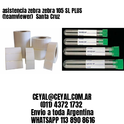 asistencia zebra zebra 105 SL PLUS (teamviewer)  Santa Cruz