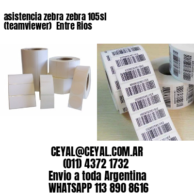 asistencia zebra zebra 105sl (teamviewer)  Entre Rios