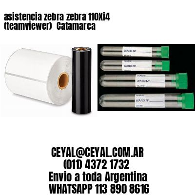 asistencia zebra zebra 110Xi4 (teamviewer)  Catamarca
