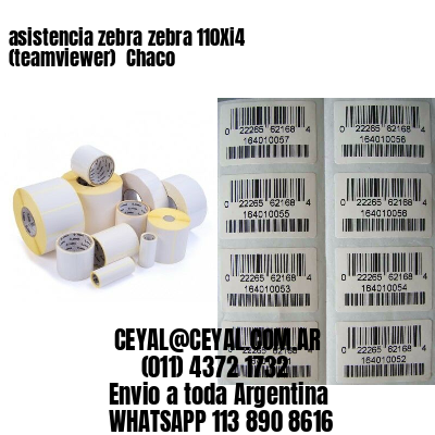 asistencia zebra zebra 110Xi4 (teamviewer)  Chaco