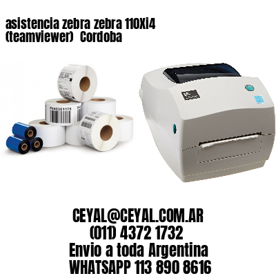 asistencia zebra zebra 110Xi4 (teamviewer)  Cordoba