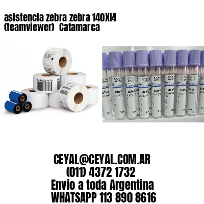 asistencia zebra zebra 140Xi4 (teamviewer)  Catamarca