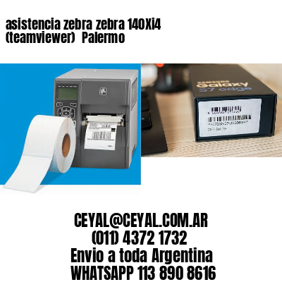 asistencia zebra zebra 140Xi4 (teamviewer)  Palermo