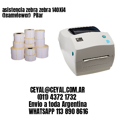 asistencia zebra zebra 140Xi4 (teamviewer)  Pilar