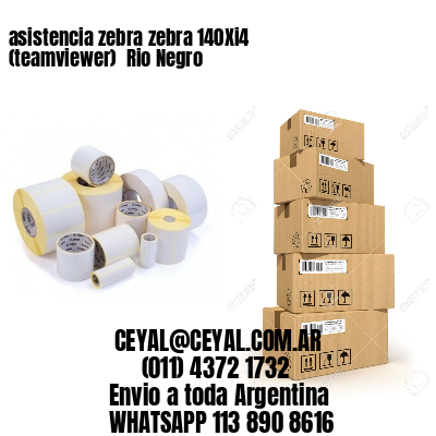 asistencia zebra zebra 140Xi4 (teamviewer)  Rio Negro