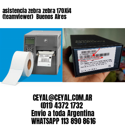 asistencia zebra zebra 170Xi4 (teamviewer)  Buenos Aires