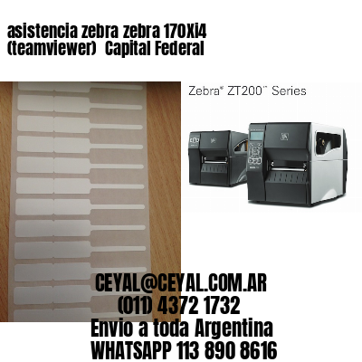 asistencia zebra zebra 170Xi4 (teamviewer)  Capital Federal